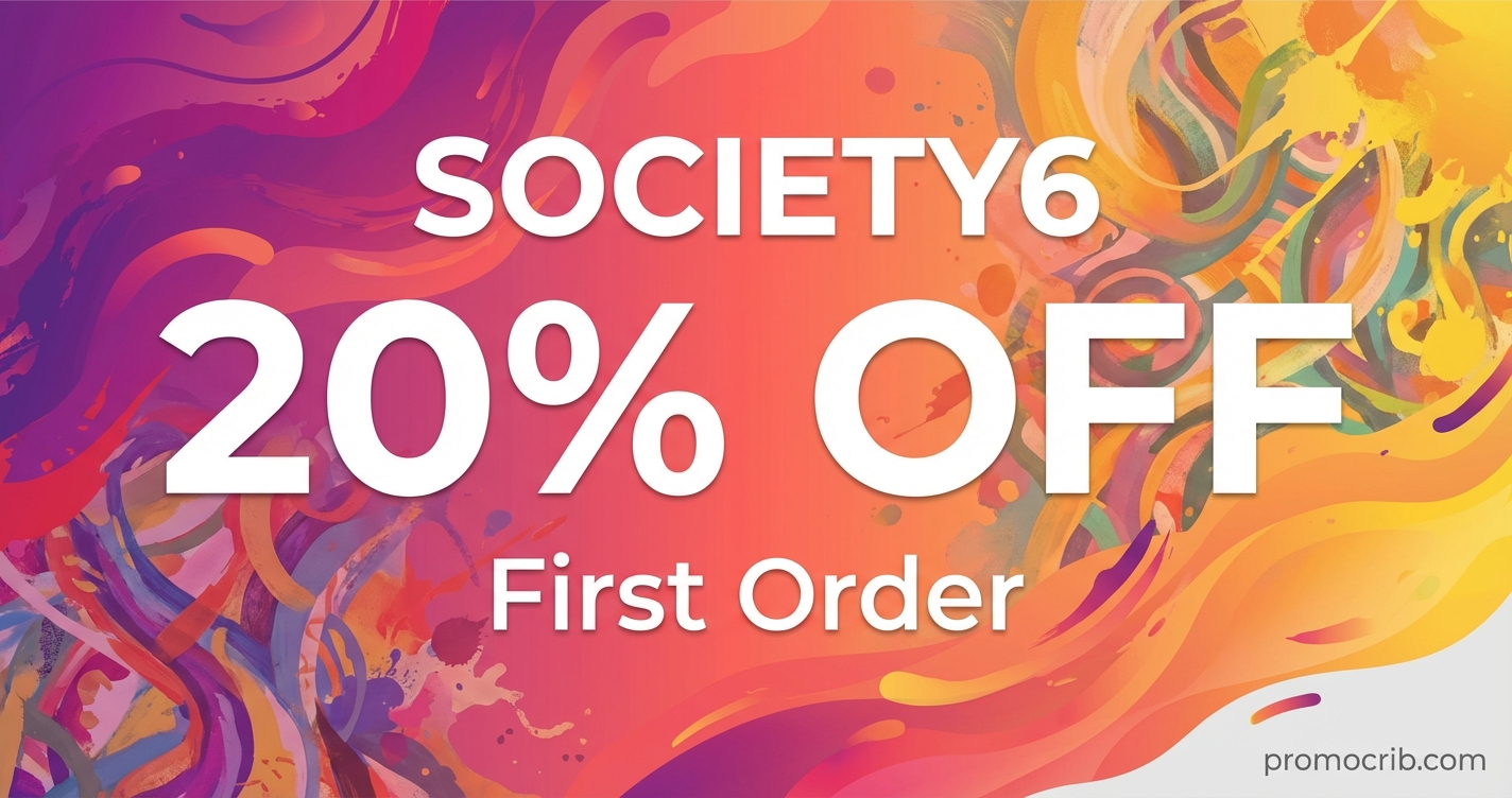society6 coupon code 2026