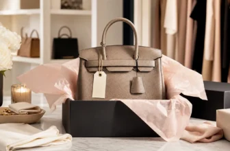 Unbranded luxury handbag illustrating first-order savings research