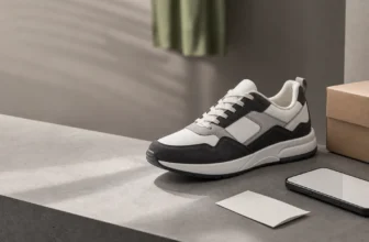 Sneaker shopper compares a limited promotion, shipping cost, and return terms before checkout