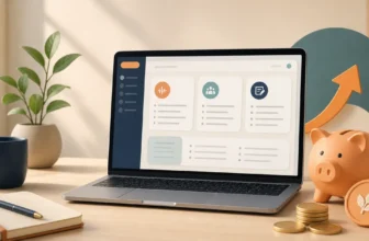Laptop beside a piggy bank representing Granola AI plan savings